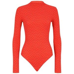 SKIMS Red Long Sleeve Top